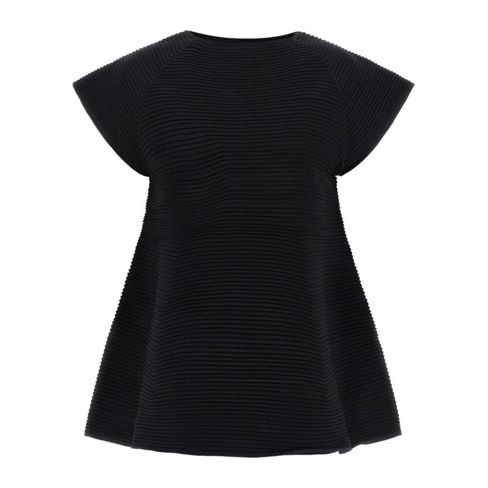 Issey Miyake Black Polyester Short Women's Dress